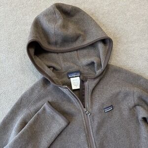 Patagonia Better Sweater Hoodie Brown/Taupe Women's Small Full Zip Hoodie